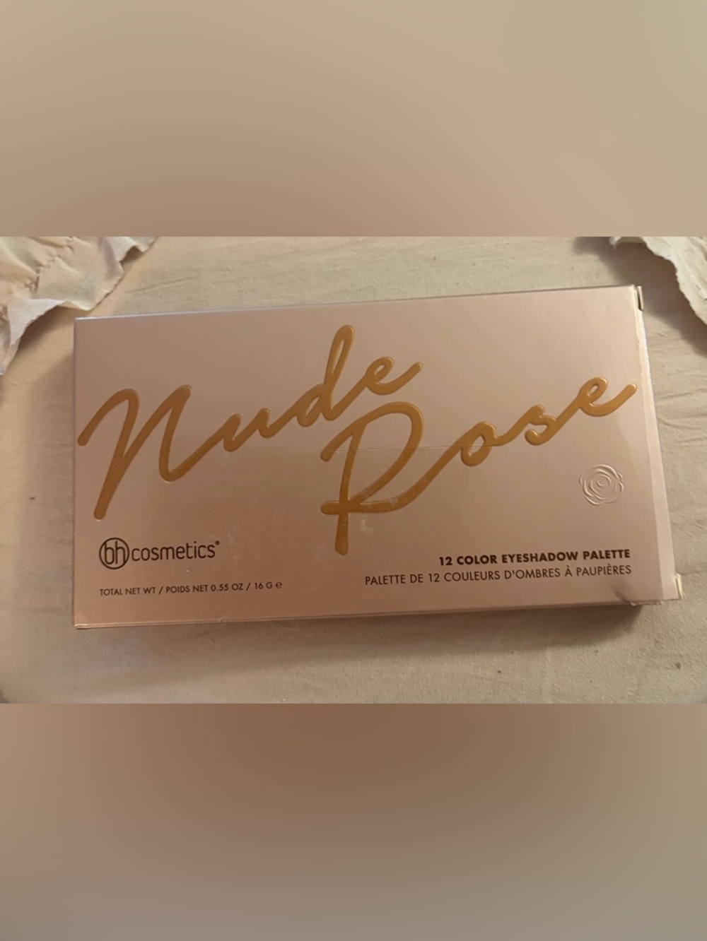 BH Cosmetics NWT Gold 12-Color Eyeshadow Palette